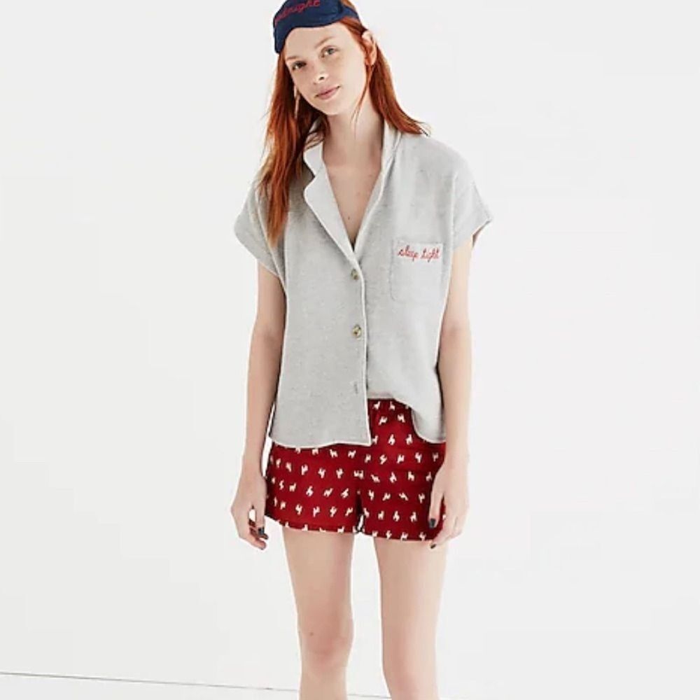 MADEWELL SLEEPTIGHT PAJAMAS TOP SIZE M